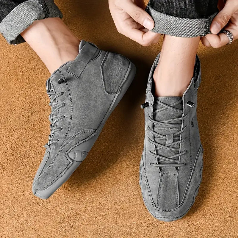 Bootrek | Bottines en daim pour homme – Bottines décontractées et élégantes avec une semelle résistante et antidérapante