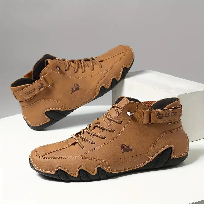 Bootrek | Bottines en daim pour homme – Bottines décontractées et élégantes avec une semelle résistante et antidérapante