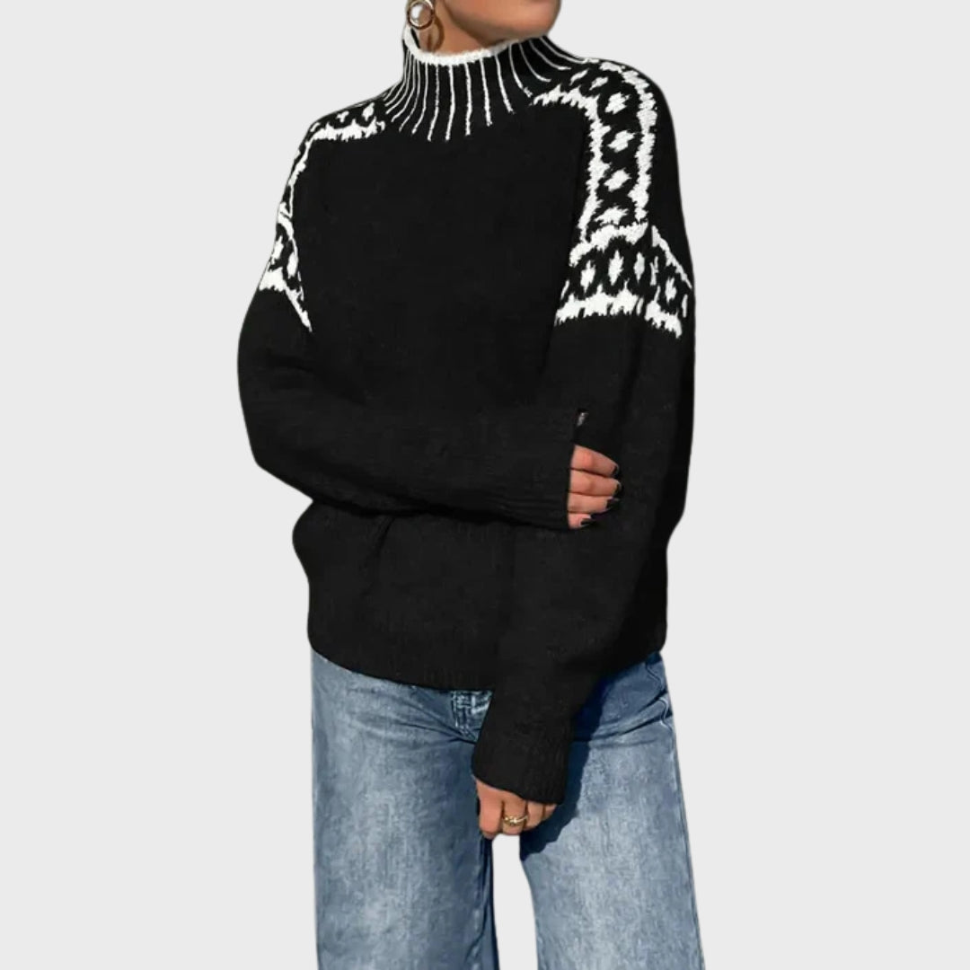 Quenara | Pull en maille douce – Pull d'automne confortable à manches longues pour femme