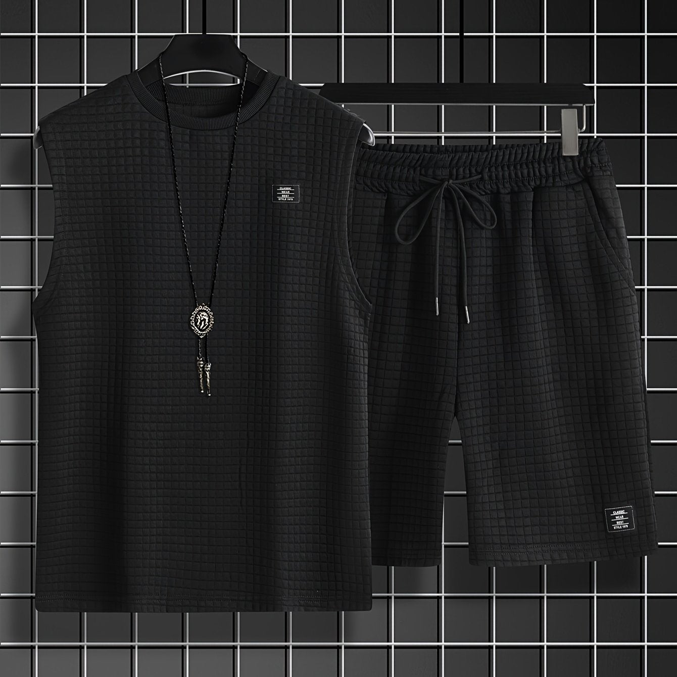 Zorren | Casual 2-delige Set – Mouwloos Vest & Short Set, Zomer Sportieve Matchende Outfit