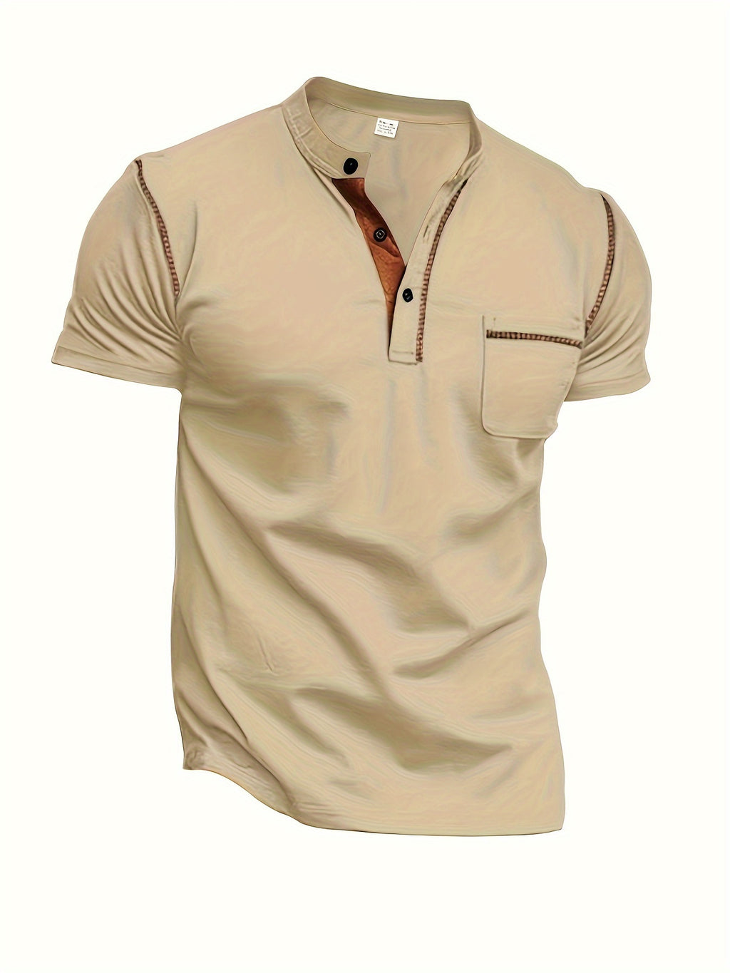 Fabrizio | Herren-T-Shirt mit kurzen Ärmeln – Atmungsaktives Baumwoll-Freizeithemd