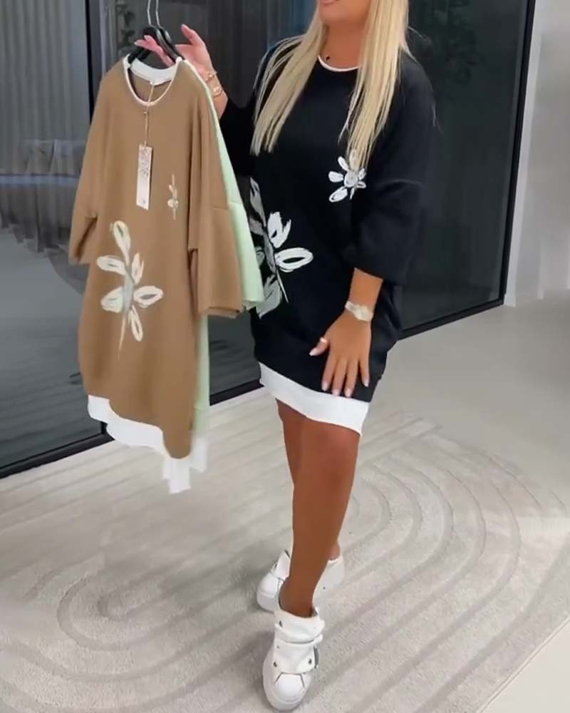 Velira | Dames Casual Jurk met Relaxte Pasvorm