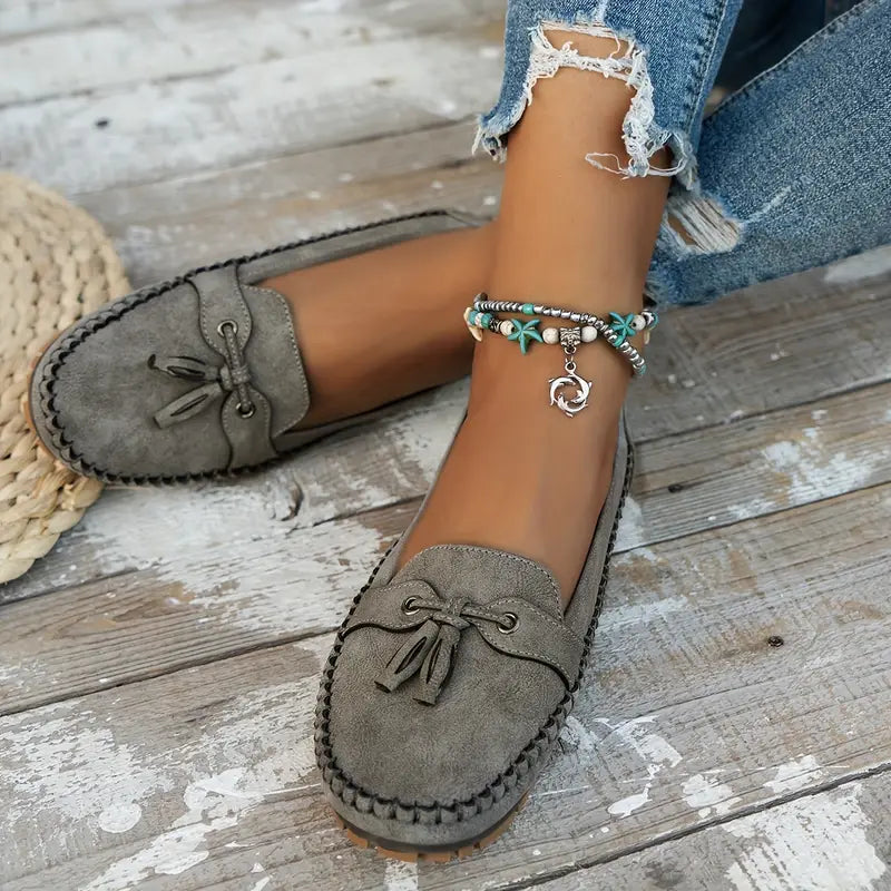 Sharina | Mocassins souples à enfiler pour femmes - Mocassins décontractés, légers et respirants