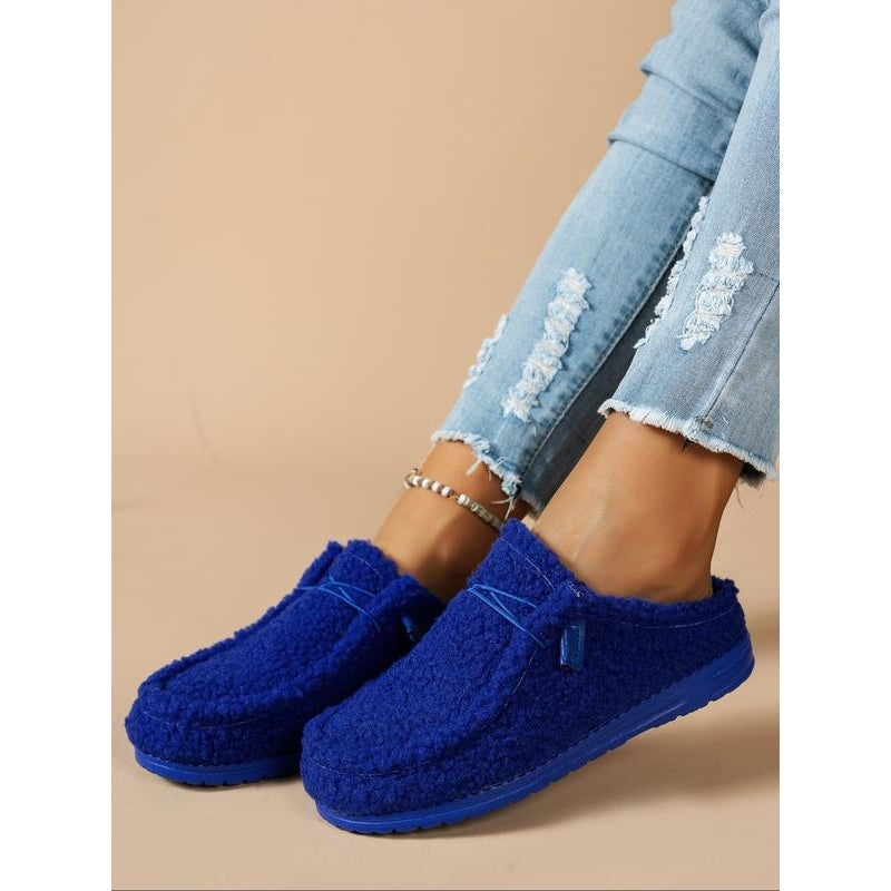 Delvaya | Damespantoffels van schapenwol – Zachte, comfortabele binnenschoenen