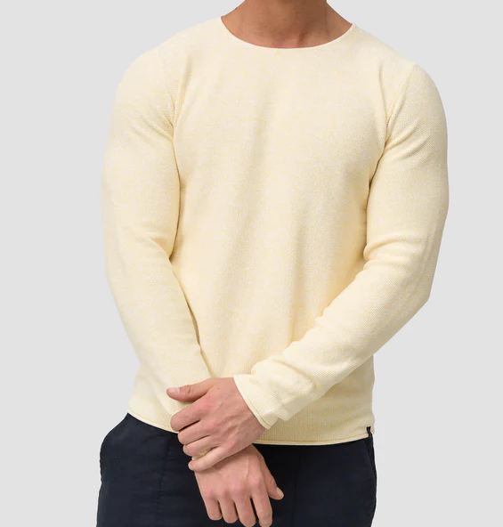 Lorvric | Klassischer Herren-Rundhalspullover – Leichter, atmungsaktiver Strickpullover, lässiges Oberteil