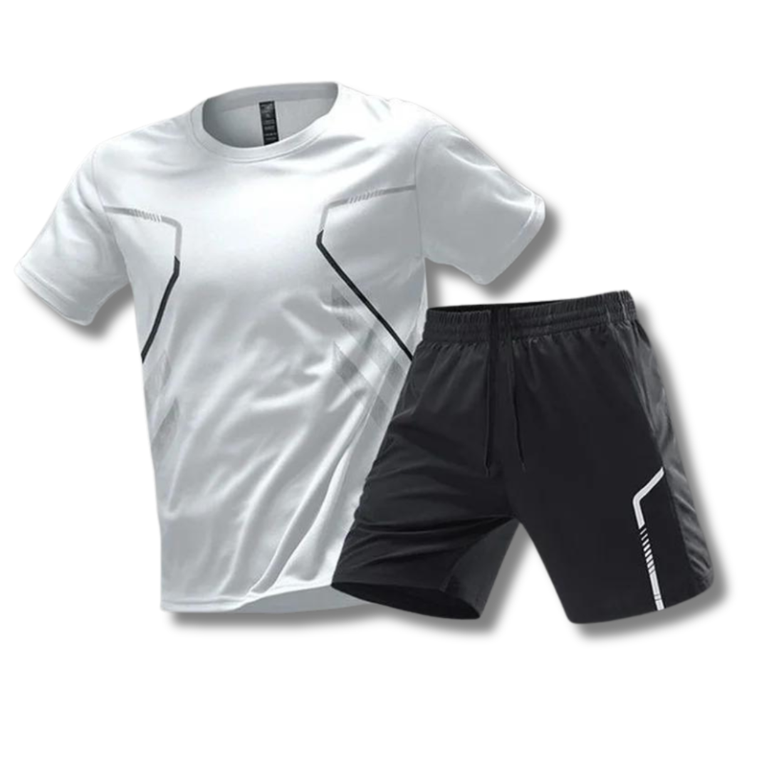 Gorvian | Tennis- en padelset voor heren – Ademende, sneldrogende sportkleding