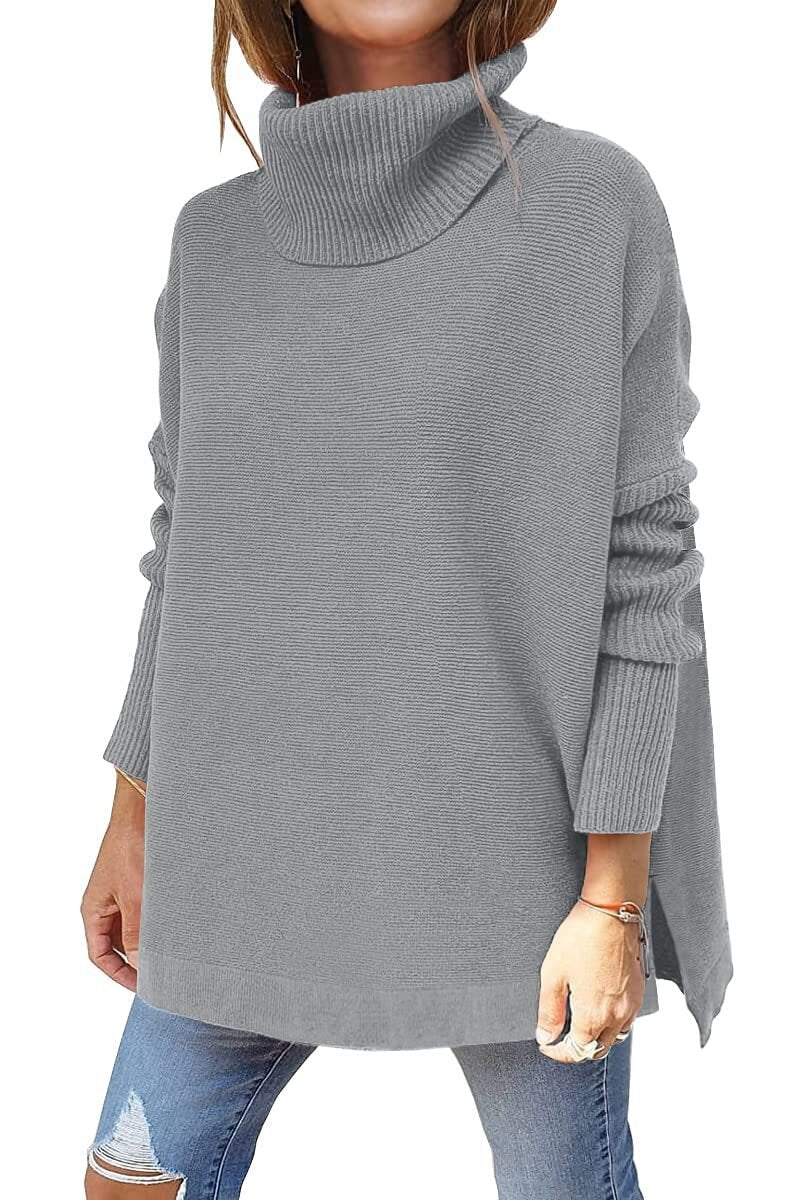 Tarelle | Hochwertiger Damen-Rollkragenpullover, bequemes Strickmuster, lockere Passform, Winteroberteil