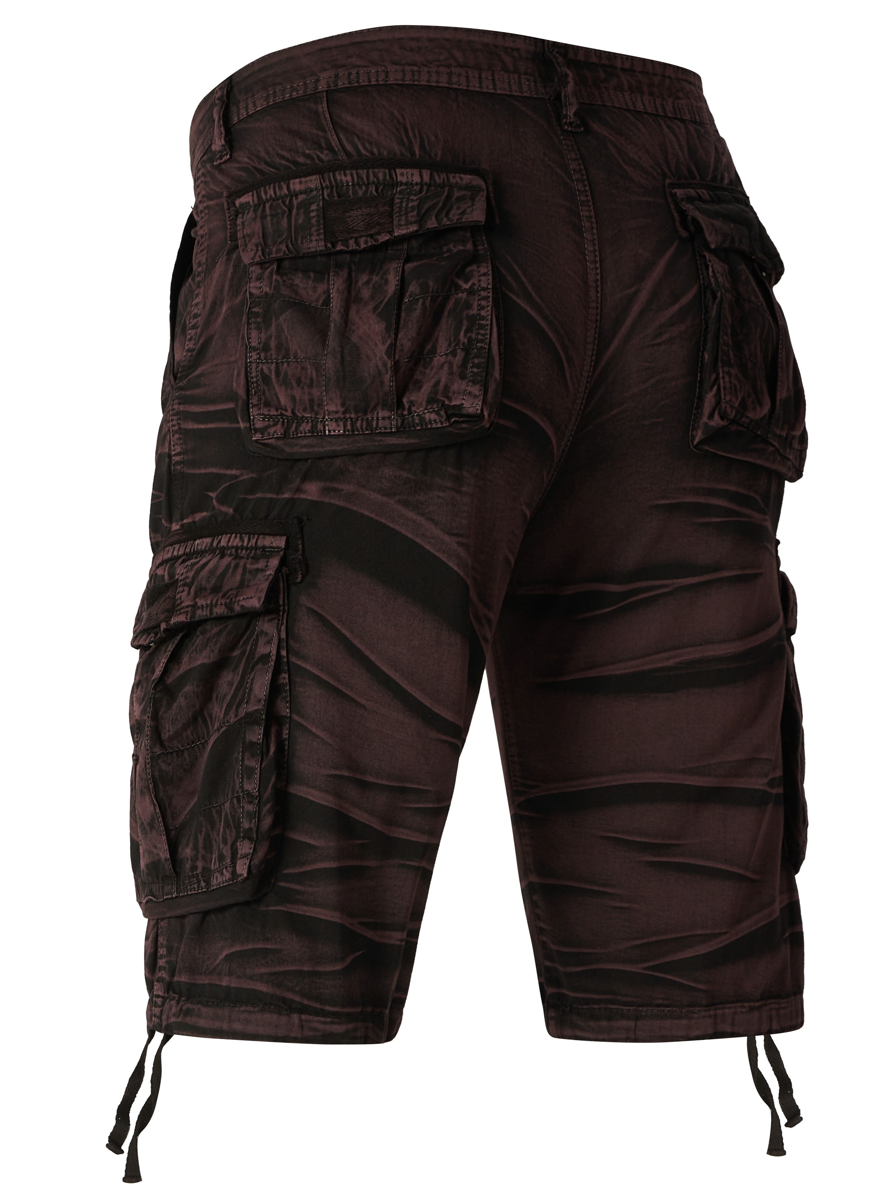 Rionel | Camo-cargoshorts voor heren – Streetstyle, casual, met militaire print, meerdere zakken, losse pasvorm