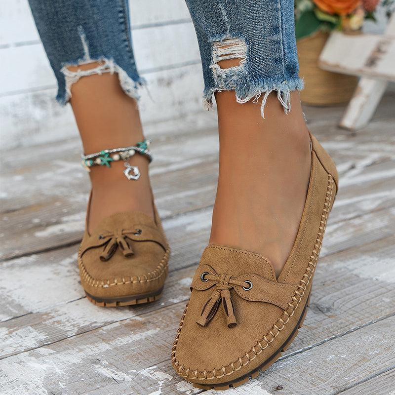 Sharina | Mocassins souples à enfiler pour femmes - Mocassins décontractés, légers et respirants