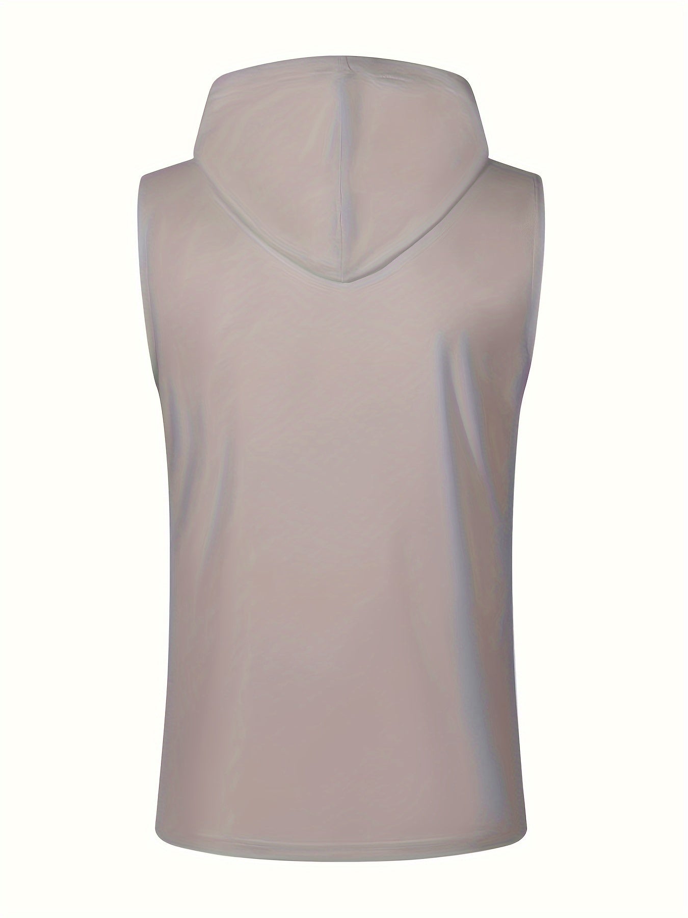 Acton | Heren mouwloze hooded Henley Tank - Ademend sportshirt