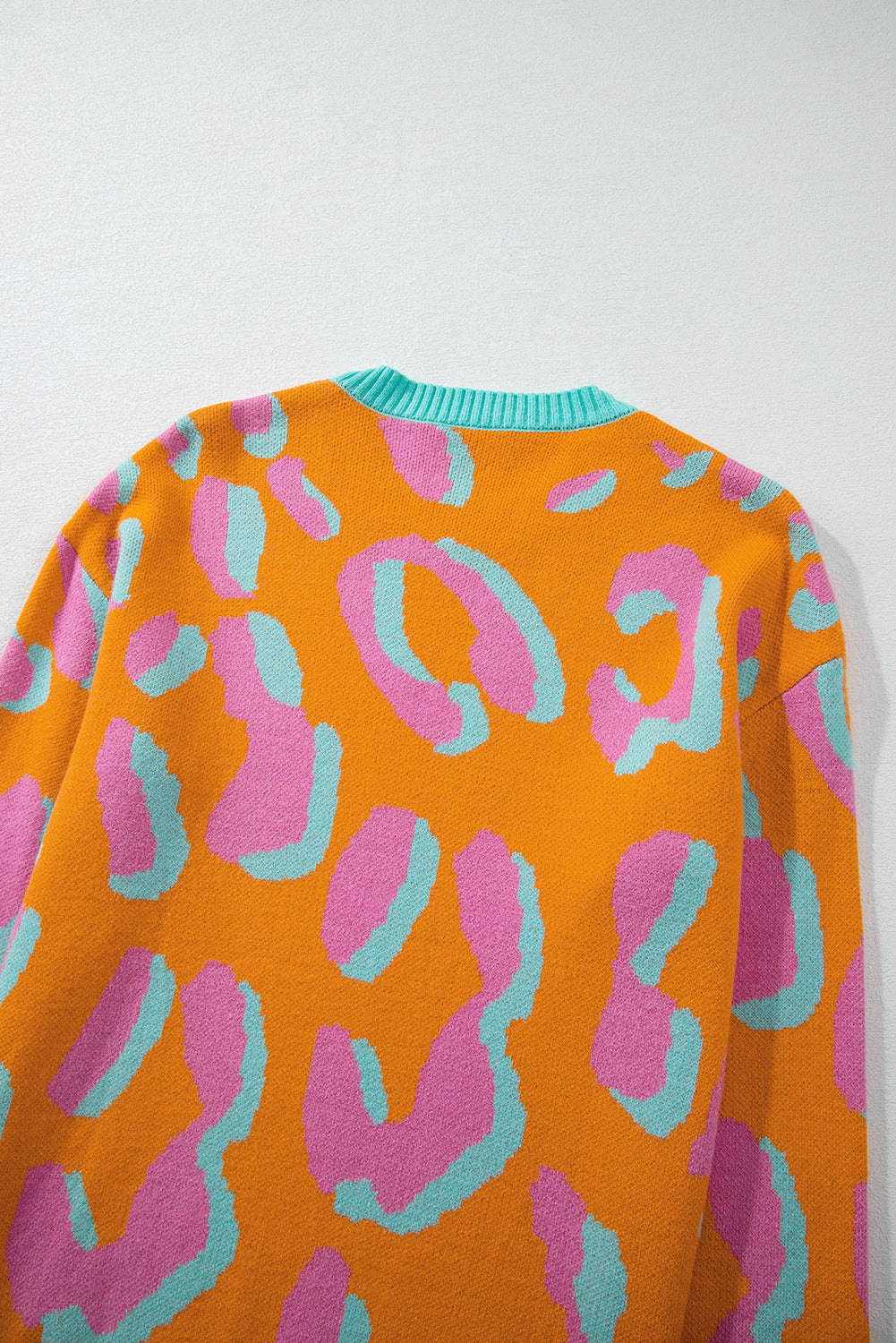 Brynoria | Pull colorblock en maille - Pull à col rond, ourlet côtelé et manches longues