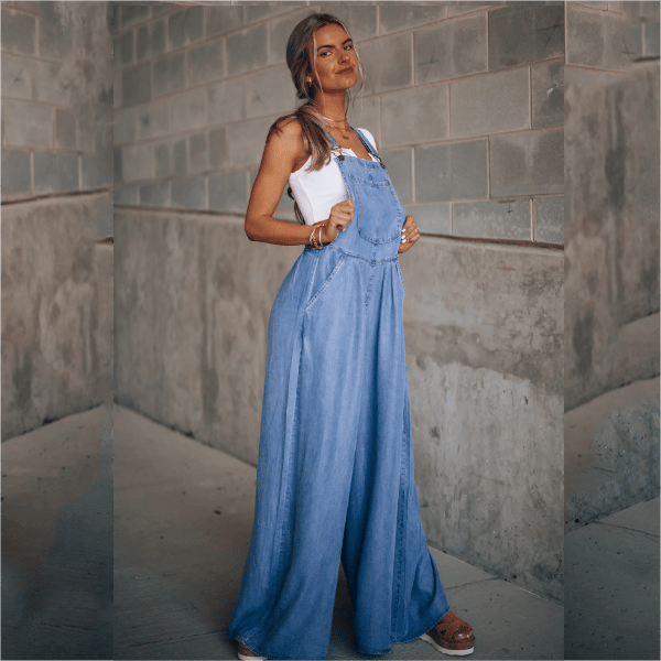 Briselya | Denim jumpsuit voor dames – Moderne spijkerbroek
