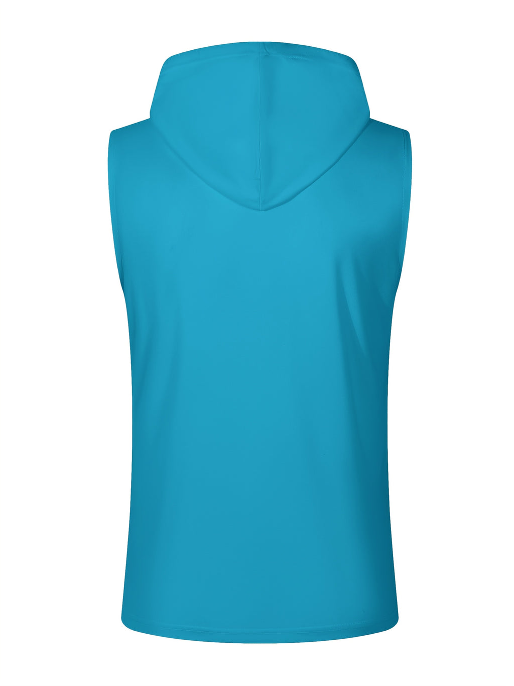 Acton | Heren mouwloze hooded Henley Tank - Ademend sportshirt