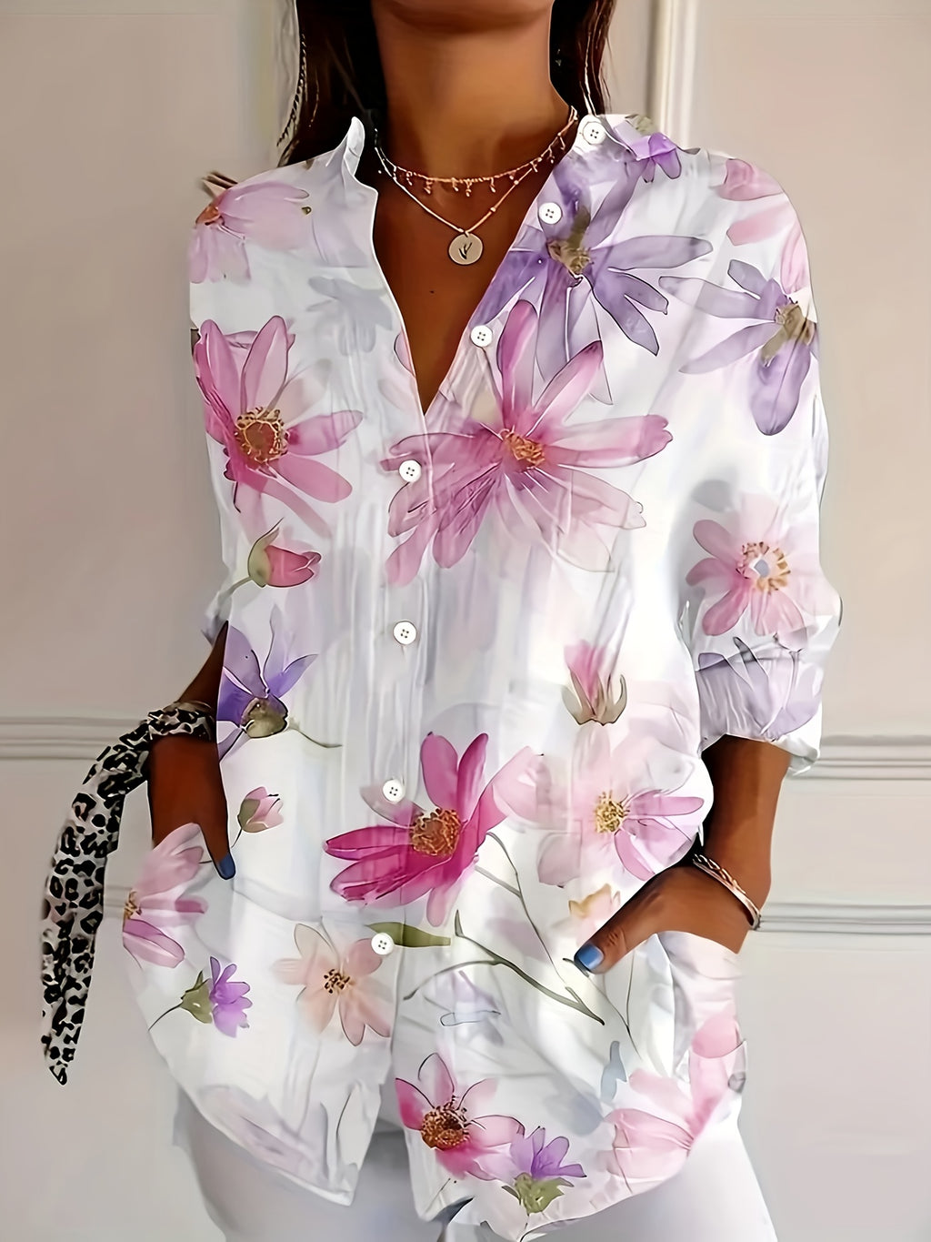 Miy | Damesmode: lente-zomerblouse – casual, lichtgewicht shirt met korte mouwen