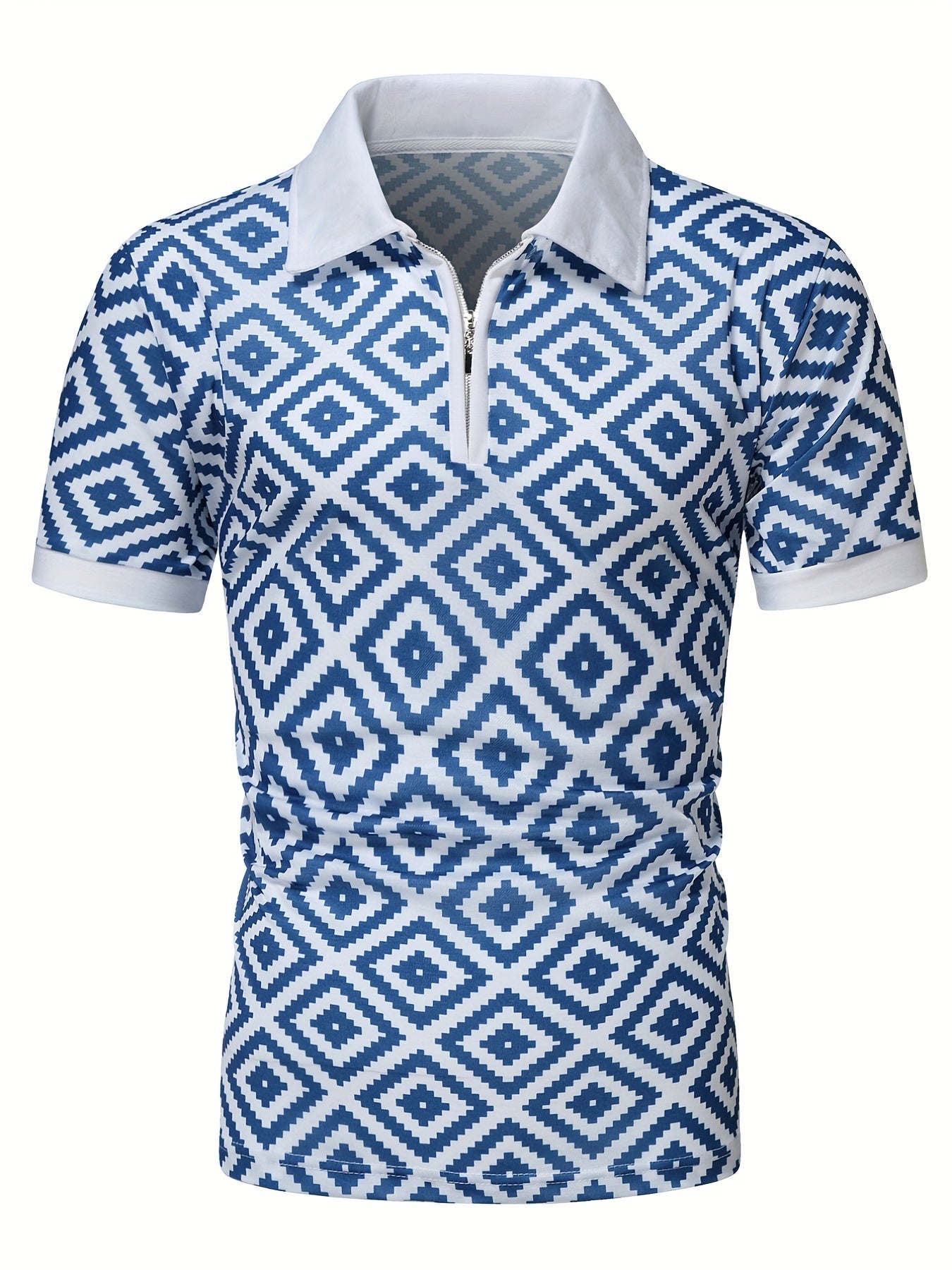 Elwood | Heren Casual Polo Shirt met Korte Mouw en Ritssluiting - Ademend, Stijlvol & Lichtgewicht