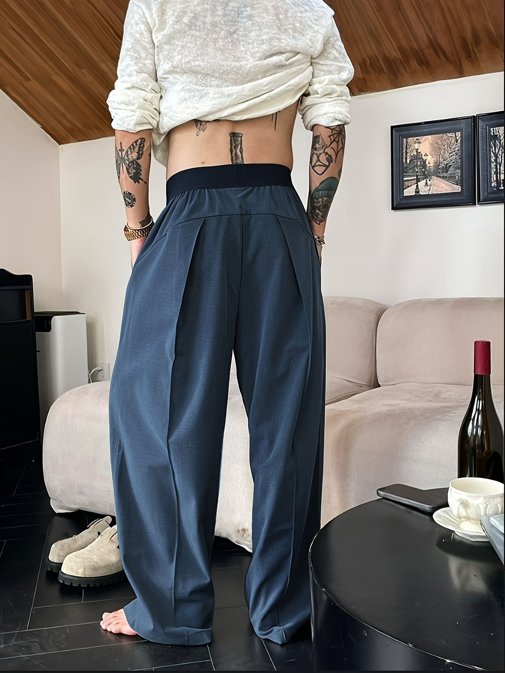 Arnthor | Lässige Herrenhose mit lockerer Passform und elastischem Bund