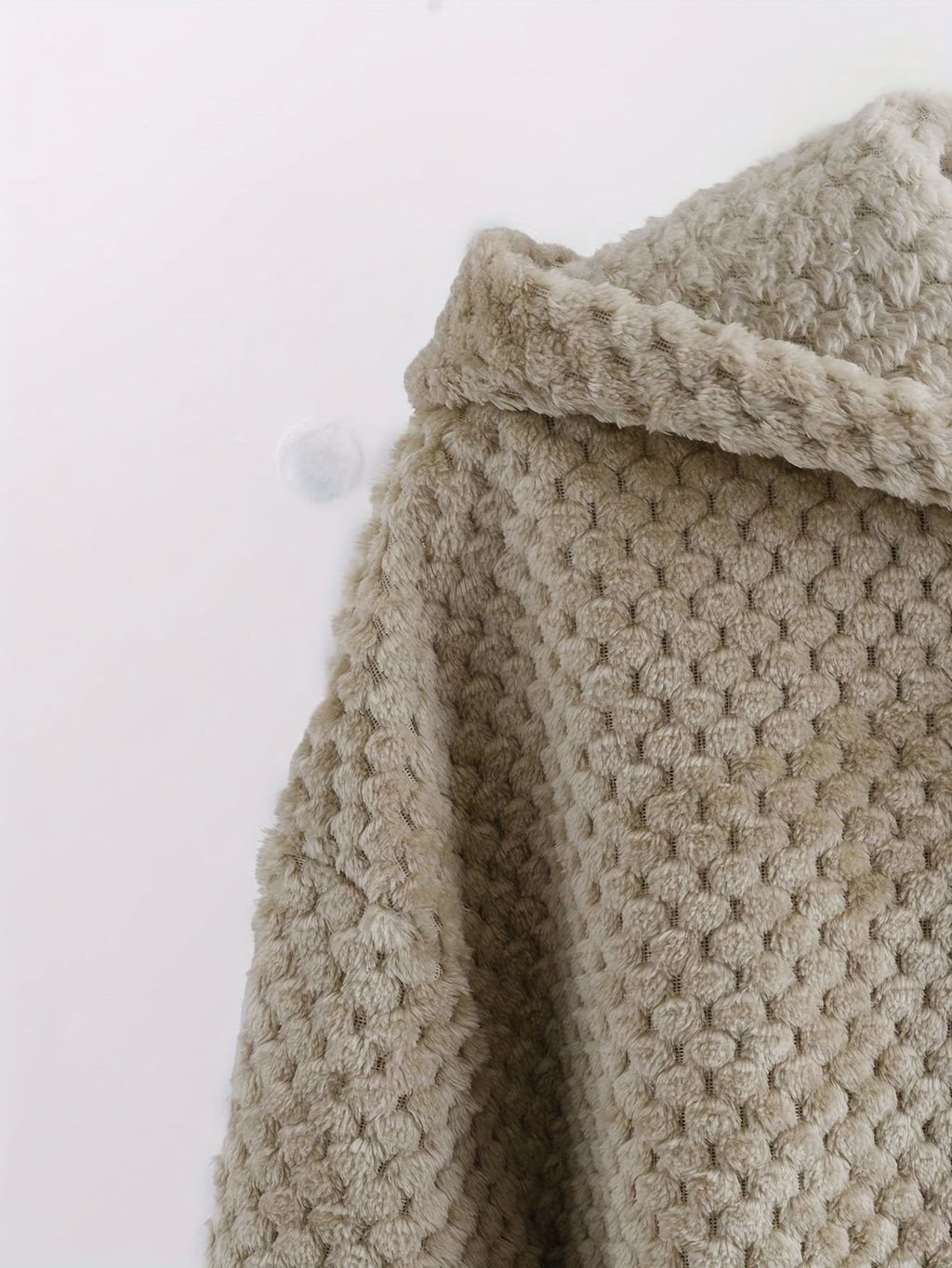 Azalith | Comfortabel fleecesweatshirt met capuchon voor dames – Losvallende pullover met kleurblokken