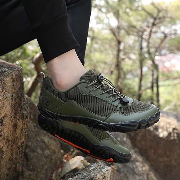 TrailFlex | Unisex Waterdichte Barefoot Wandelschoenen – Orthopedische Instap Mesh Sport Water Schoenen