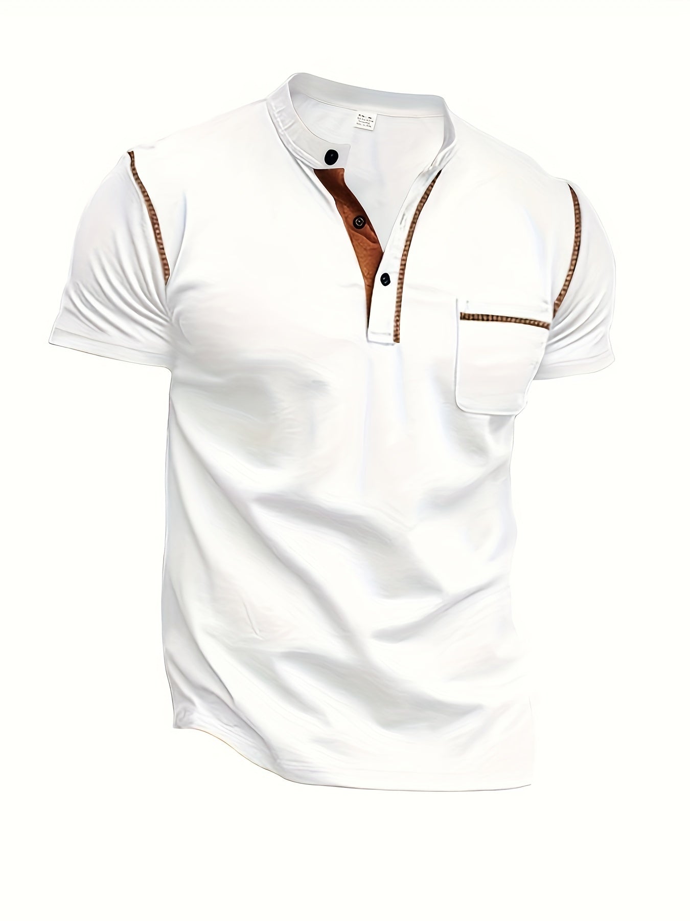 Fabrizio | Herren-T-Shirt mit kurzen Ärmeln – Atmungsaktives Baumwoll-Freizeithemd