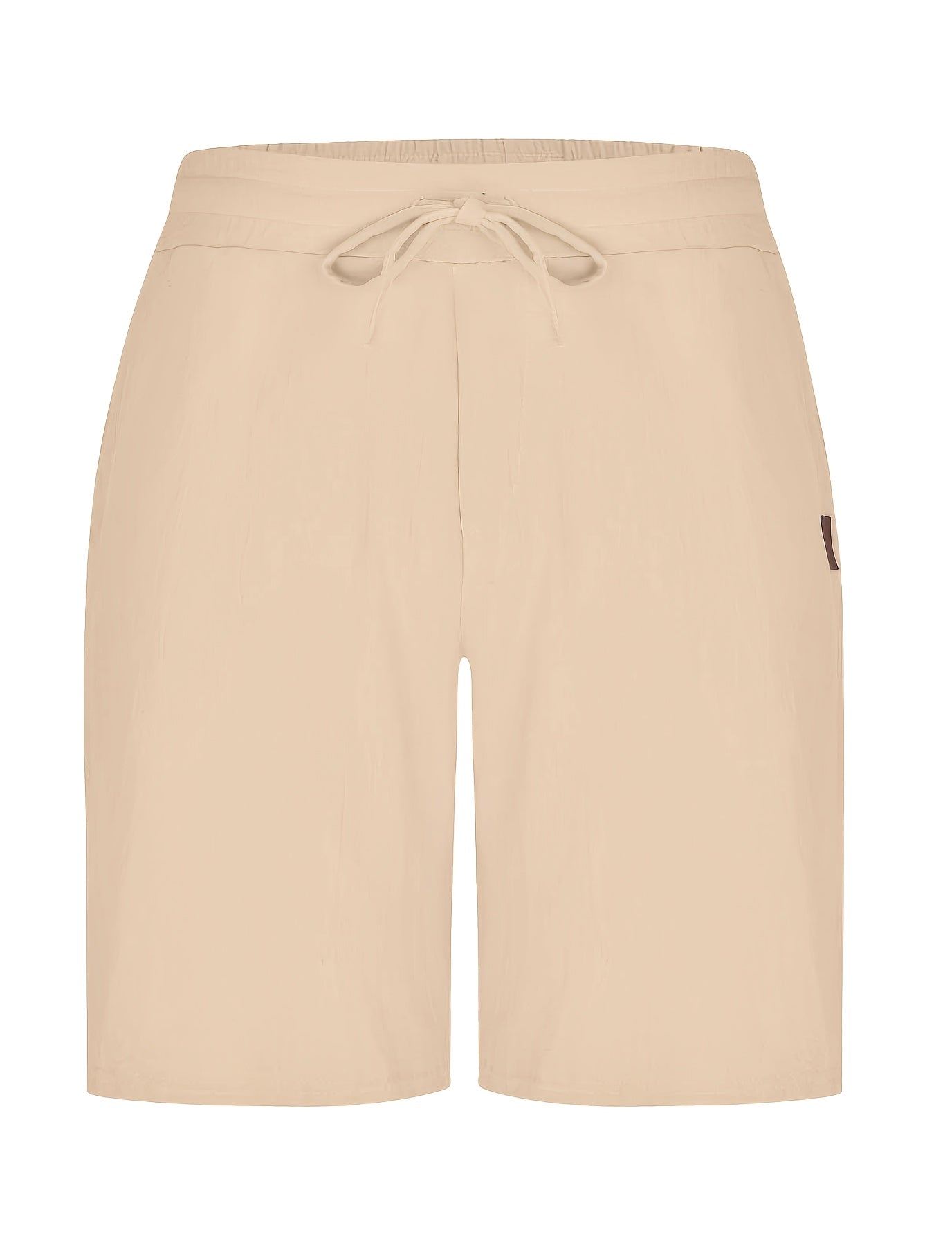 Lucanor | Heren Linnen Shorts – Elastische Taille met Trekkoord, Casual Zomershorts