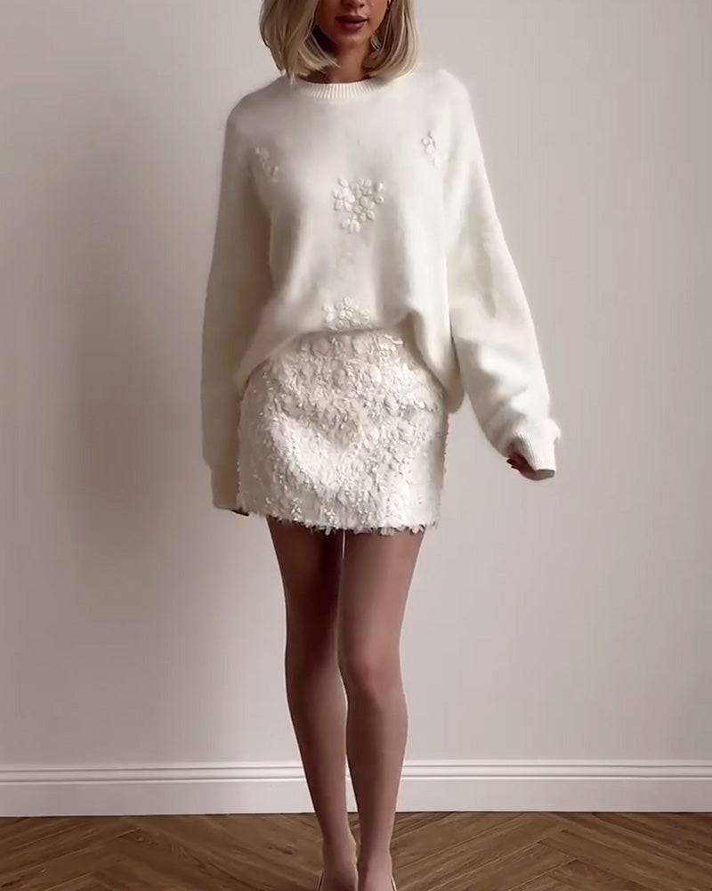 Emara | Schicker, weicher Winterpullover für Damen – weicher Strickpullover, warm, lässig, bequem