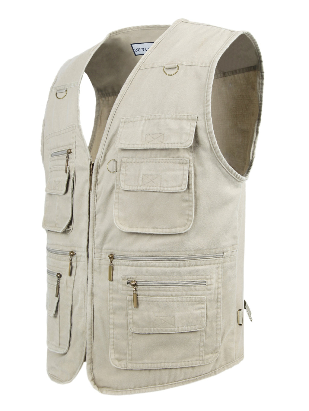 Antonio | Outdoor reisvest voor heren – lichtgewicht stone-washed tactisch vest met meerdere zakken