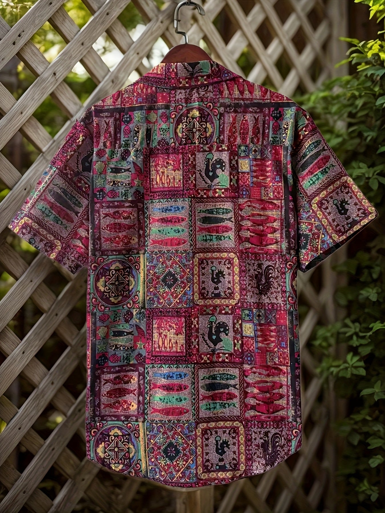 Zayor | Heren 3D Digitale Print T-shirt – Etnische Tribal Graphic Tee, Casual Losse Pasvorm