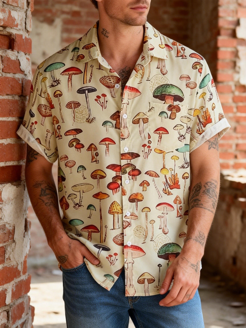 Bryxen | Hawaïaanse poloshirt voor heren – Casual zomerse streetwear
