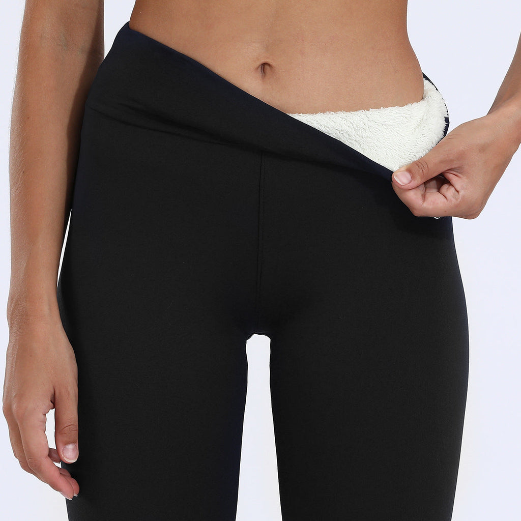 Evaniah | Premium fleecegevoerde dameslegging – Warme thermische winterlegging