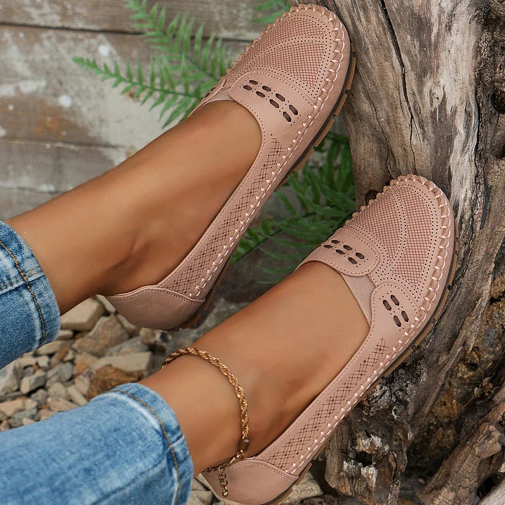 Trish | Mocassins orthopédiques confortables pour femmes - Soutien de la voûte plantaire, modèles à enfiler