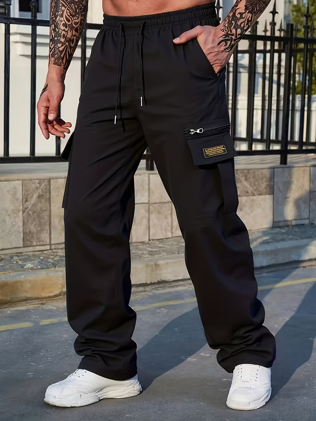 Coby | Heren cargo broek – relaxed fit tactische multi-pocket broek