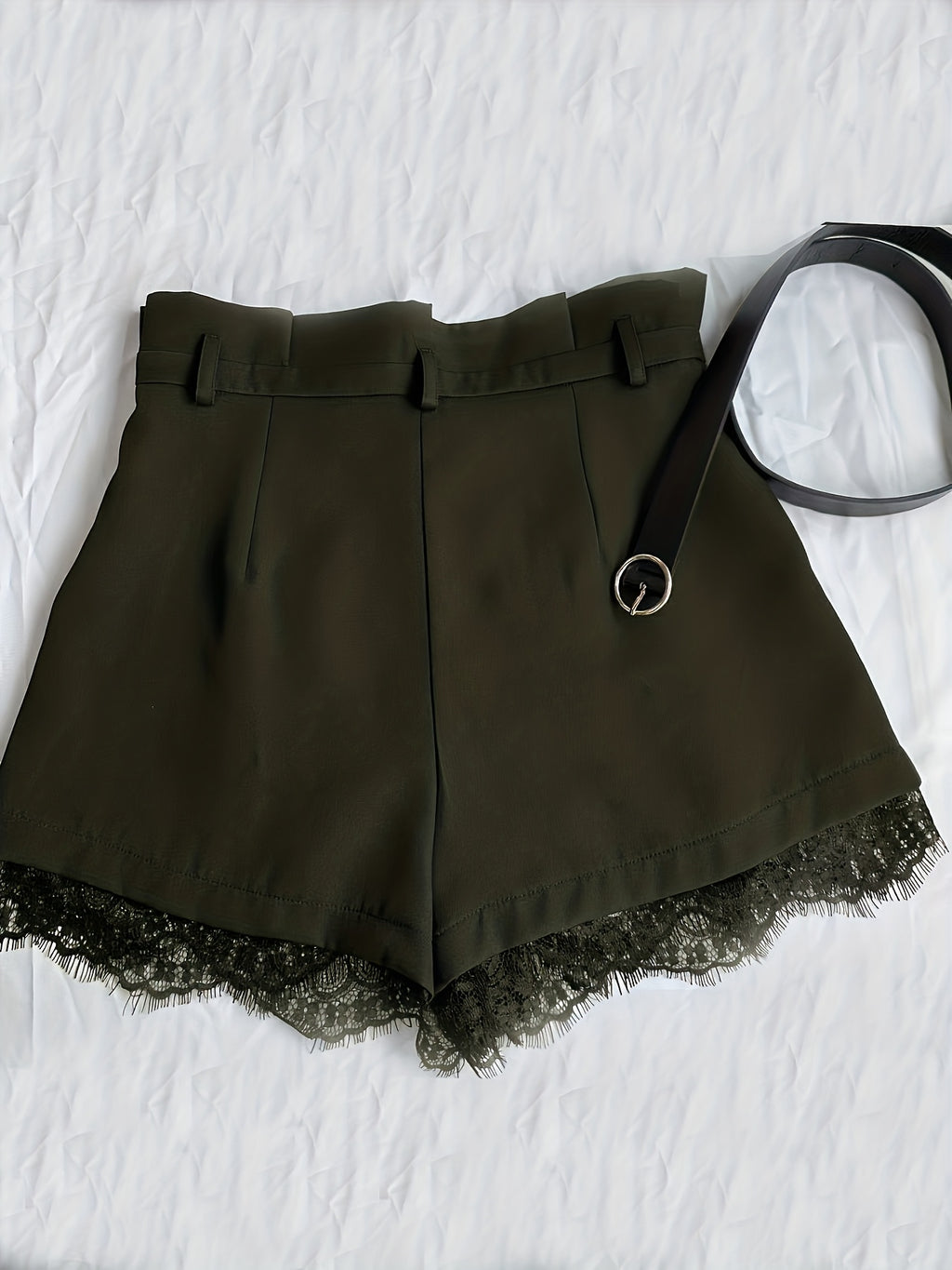 Ziah | Chique kanten short voor dames – Elegante, casual zomerkleding met hoge taille