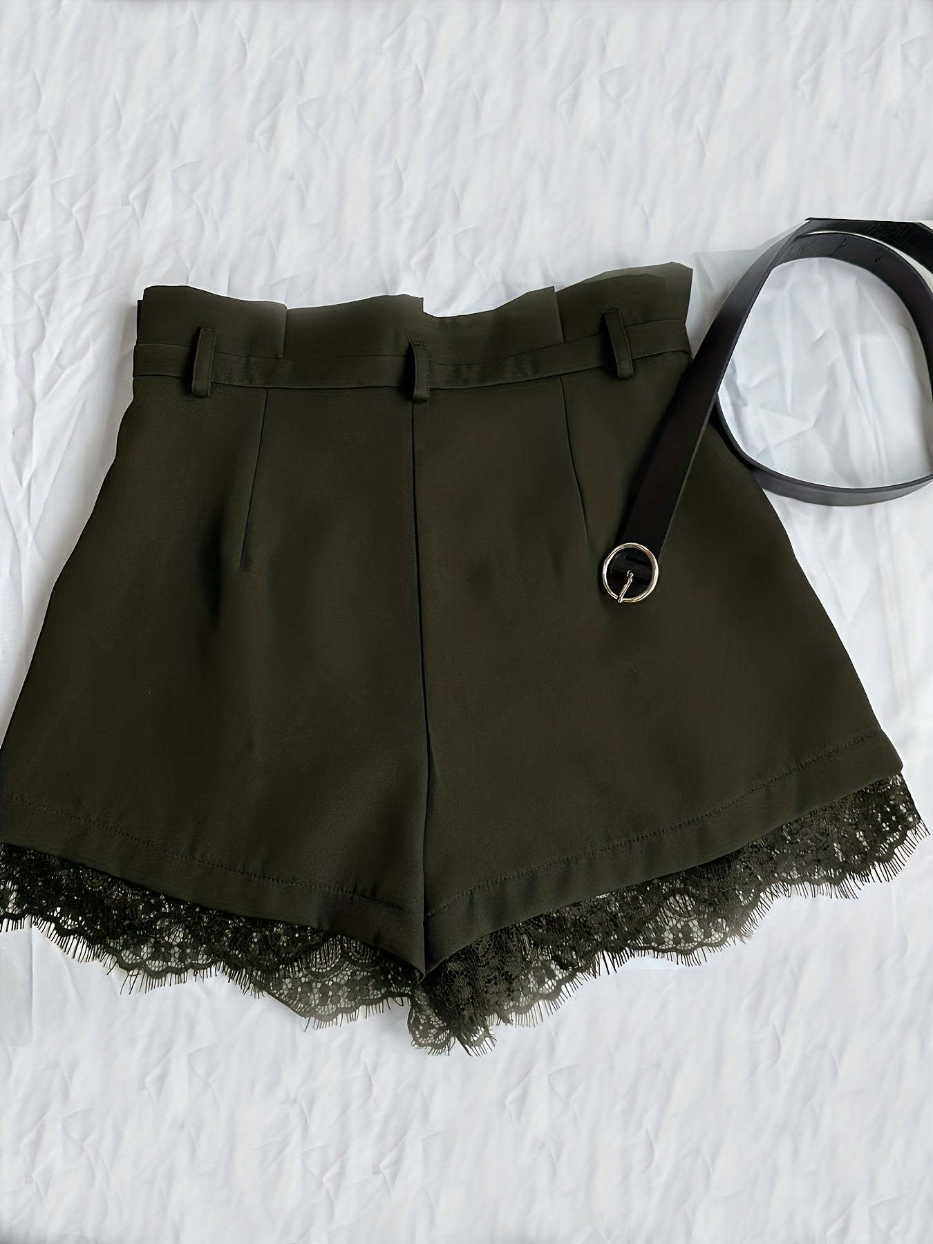 Ziah | Chique kanten short voor dames – Elegante, casual zomerkleding met hoge taille