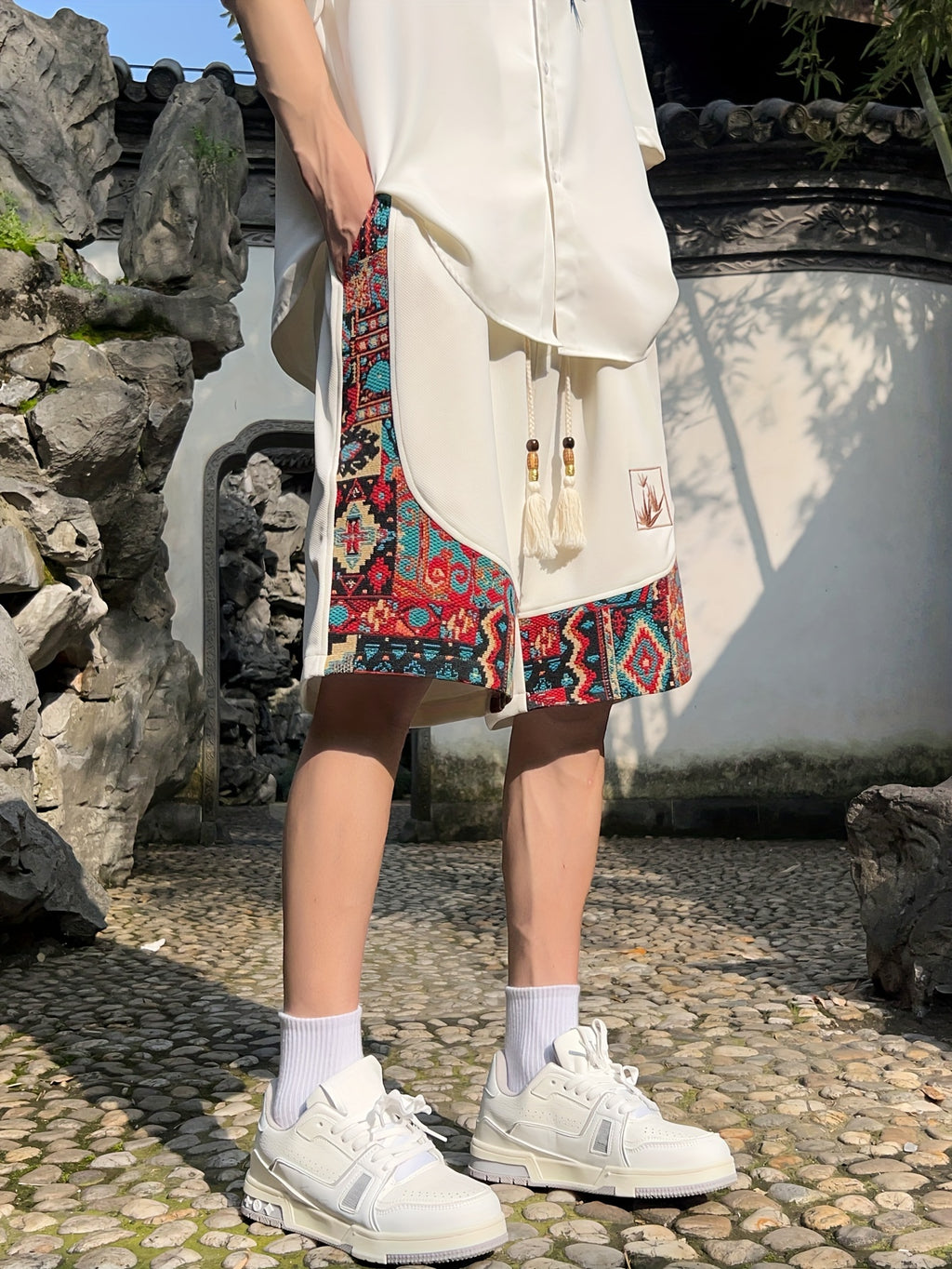 Kaelorn | Retro zomershort voor heren – casual streetwear trendy shorts, relaxed fit