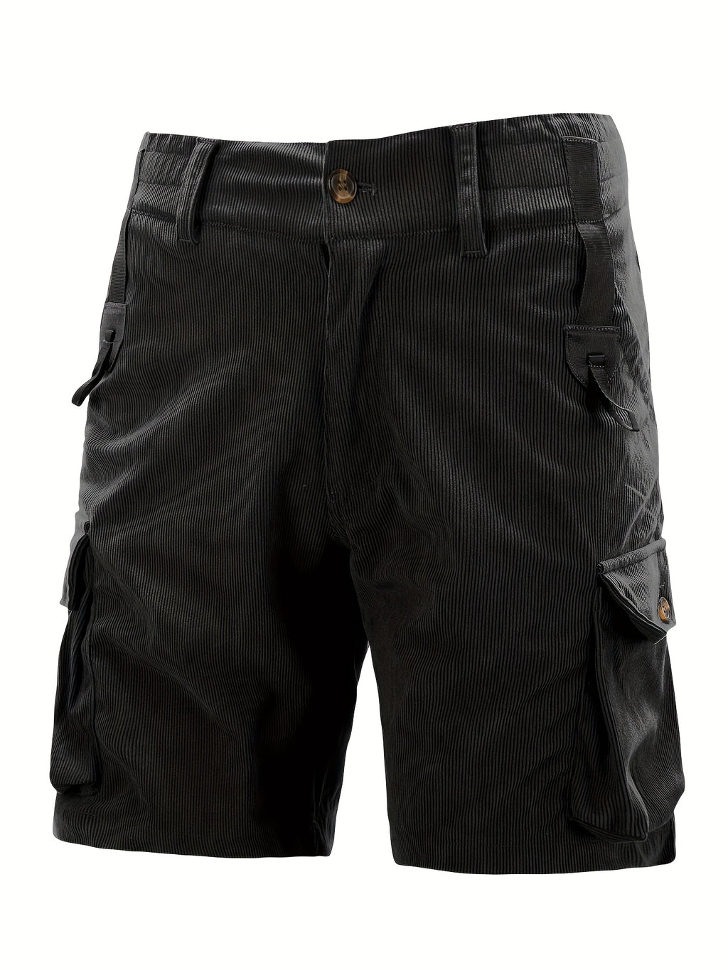 Aureon | Casual corduroy overall voor heren – Effen, ademende broek met ritssluiting