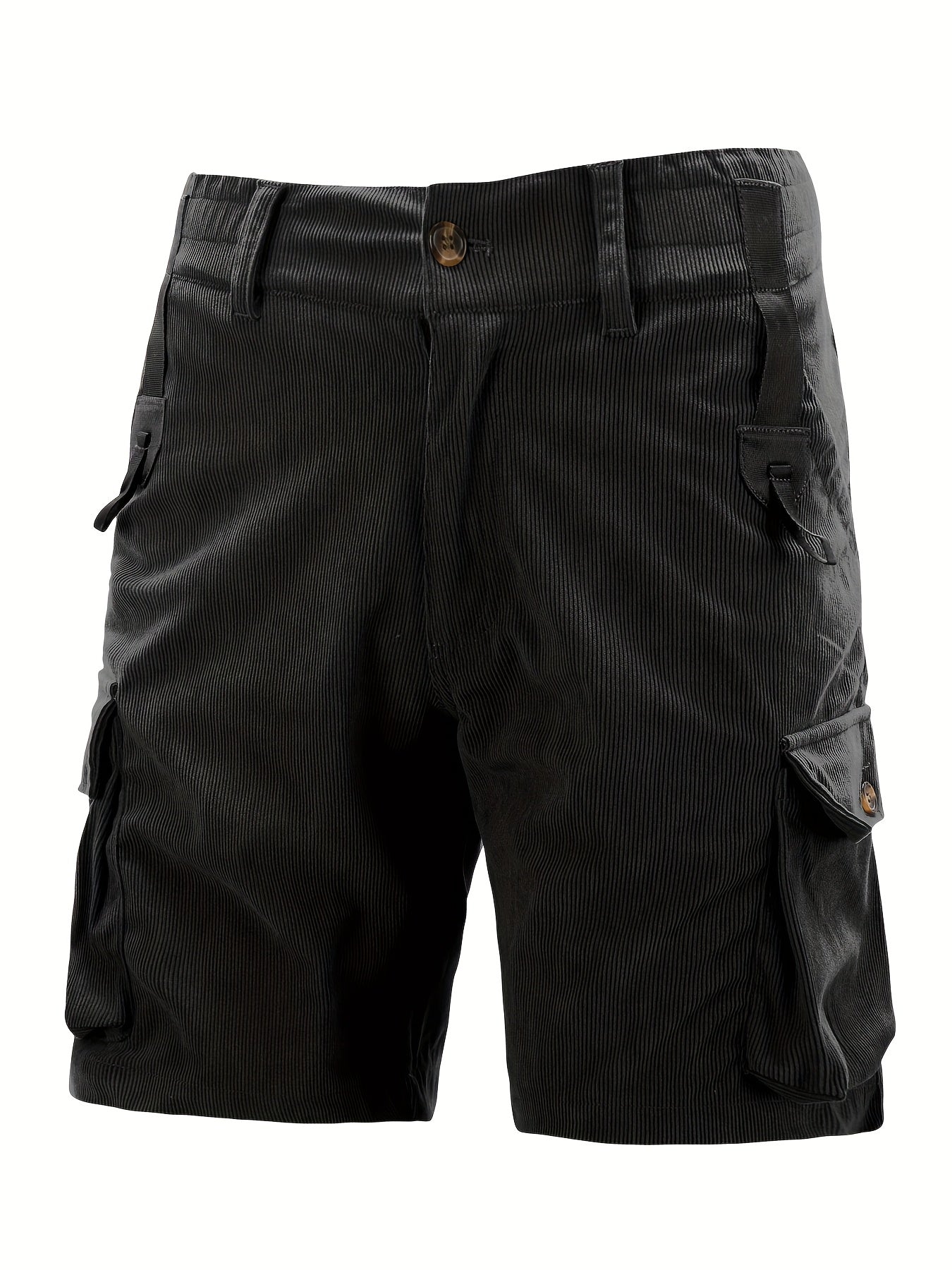 Velion | Herenoverall van corduroy met 3D-weefpatroon – casual broek, ritssluiting