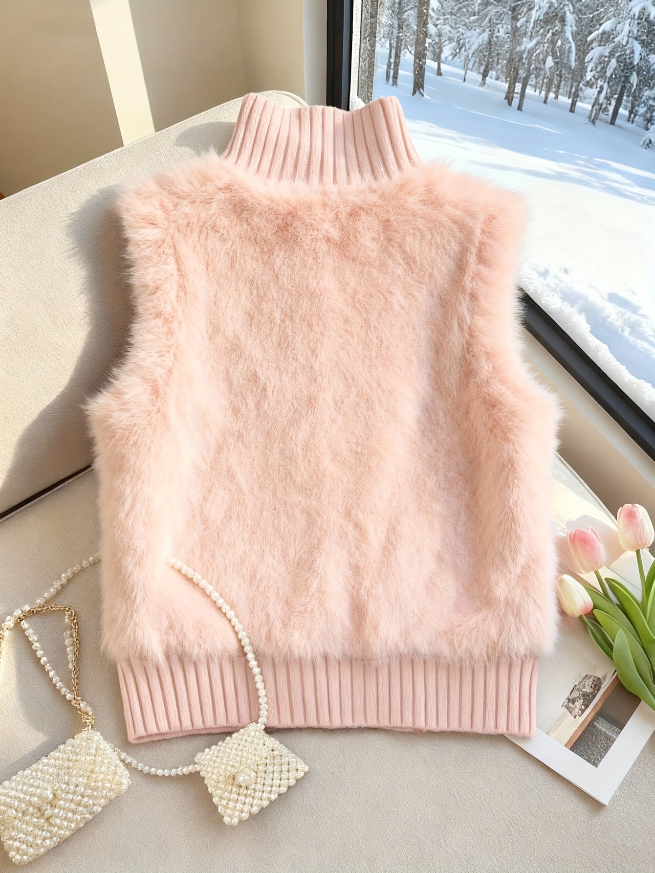 Hailynn | Elegante damesvest met opstaande kraag – Modieuze laagjeslook