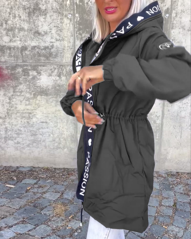 Breaen | Imperméable à capuche élégant et imperméable – Trench-coat léger à capuche