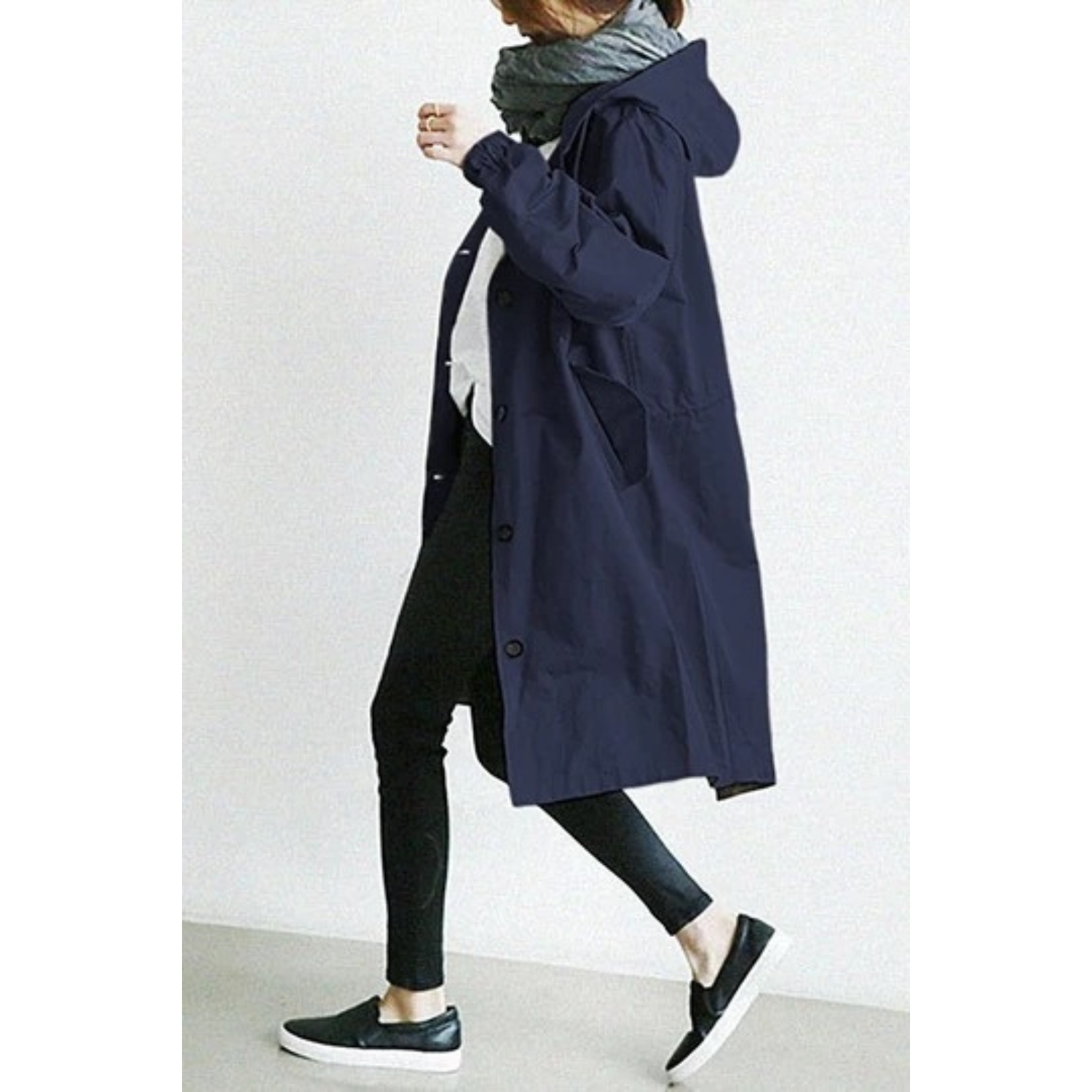 Carlijn | Trench-coat coupe-vent et imperméable pour femme, vêtement d'extérieur décontracté et élégant