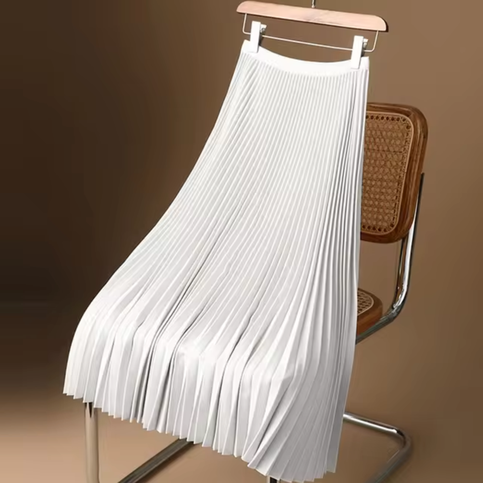 Mirelle | Elegante midi-rok voor dames – soepel vallende A-lijn, comfortabel en chic voor dagelijks gebruik