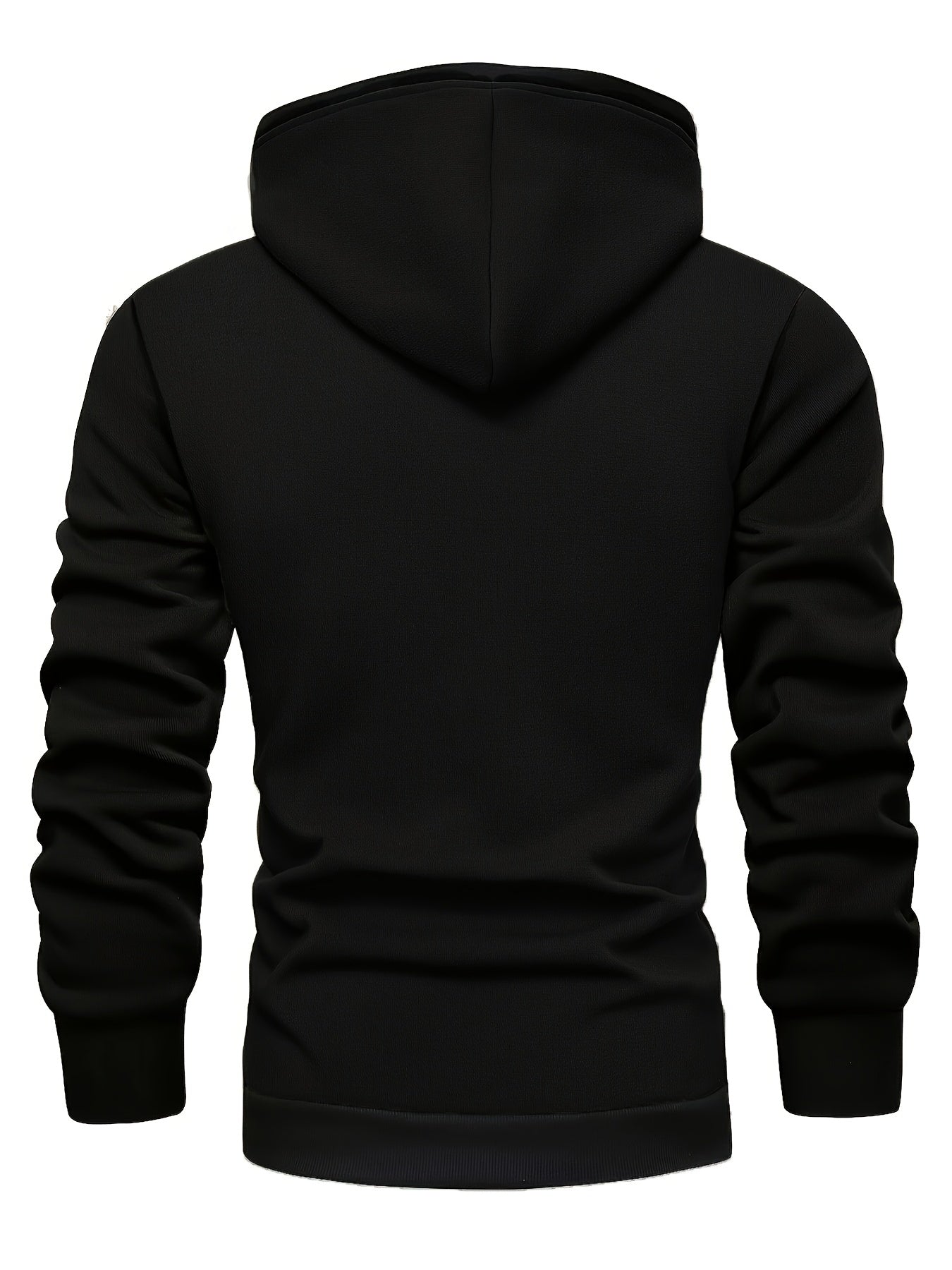 Xystus | Sweat à capuche homme doublé polaire – Pull d'hiver chaud avec capuche et cordon de serrage