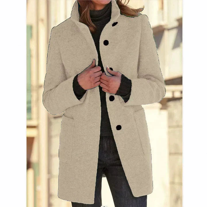 Brisendra | Manteau d'hiver chaud pour femme – Vêtement d'extérieur classique, long et élégant pour les temps froids