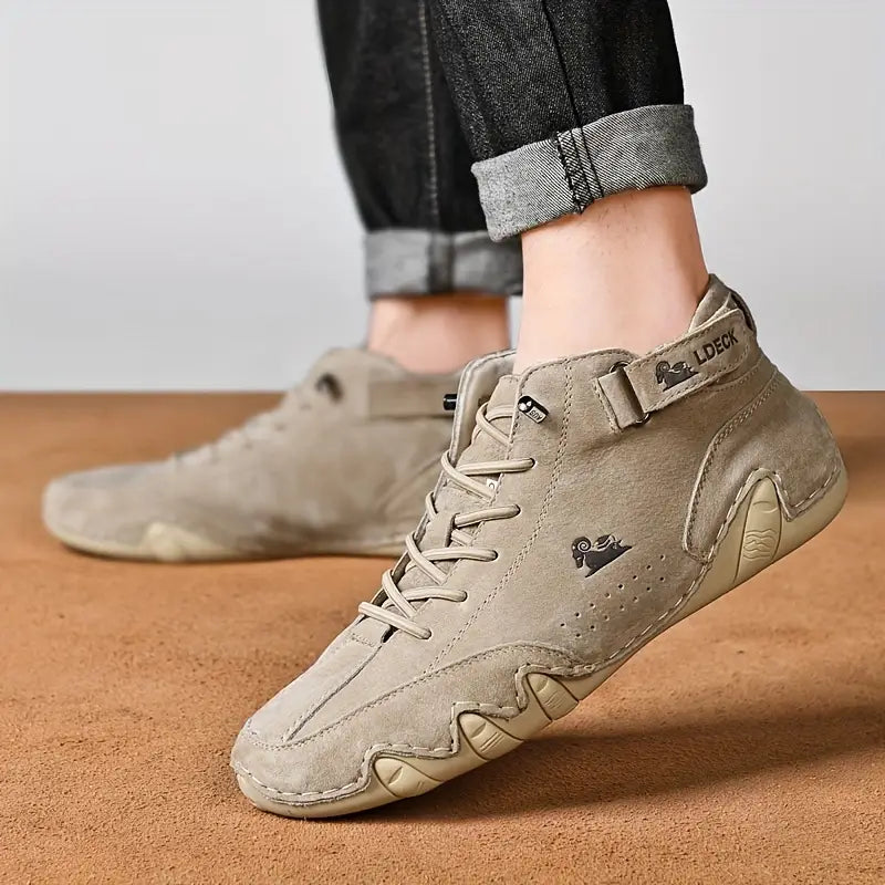 Bootrek | Bottines en daim pour homme – Bottines décontractées et élégantes avec une semelle résistante et antidérapante