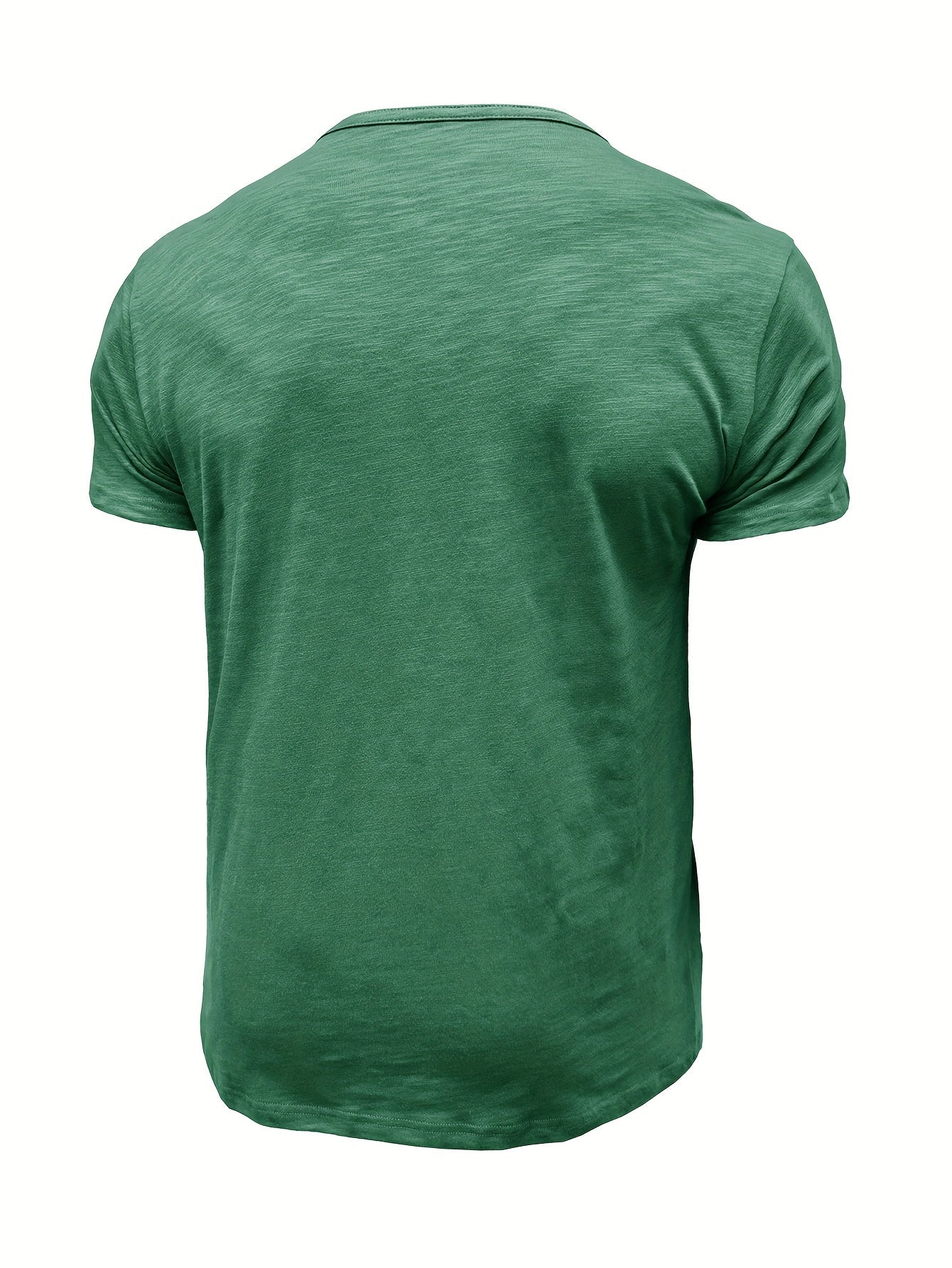 Riggs | Chemise Henley vintage en coton pour homme - fermeture boutonnée, col rond