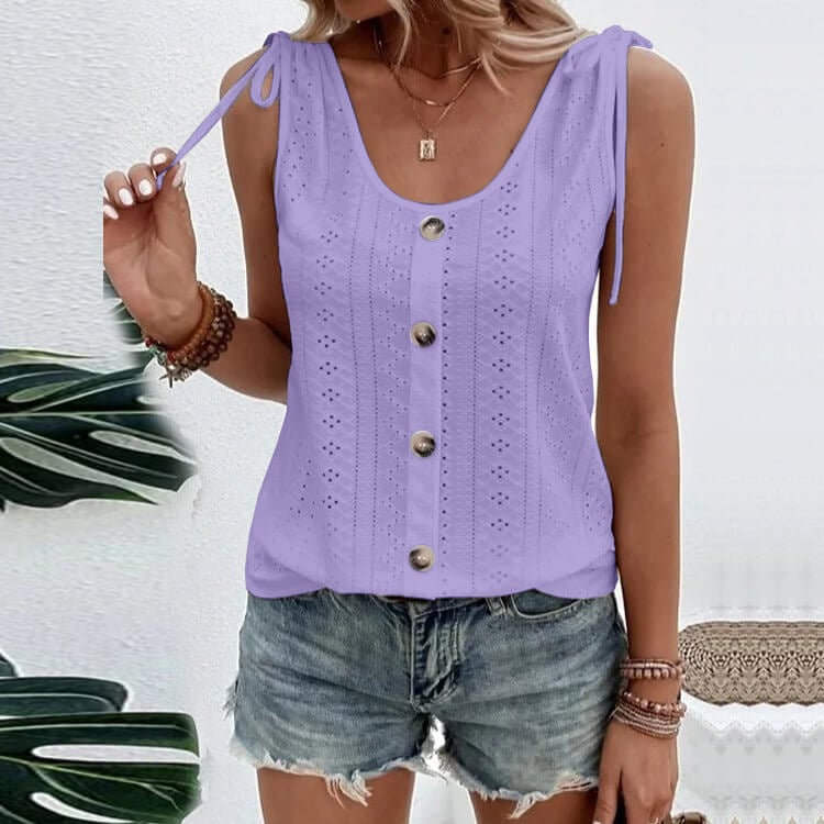 Lusa | Relaxed T-shirt met ronde hals voor dames – Zacht, casual T-shirt voor dagelijks gebruik