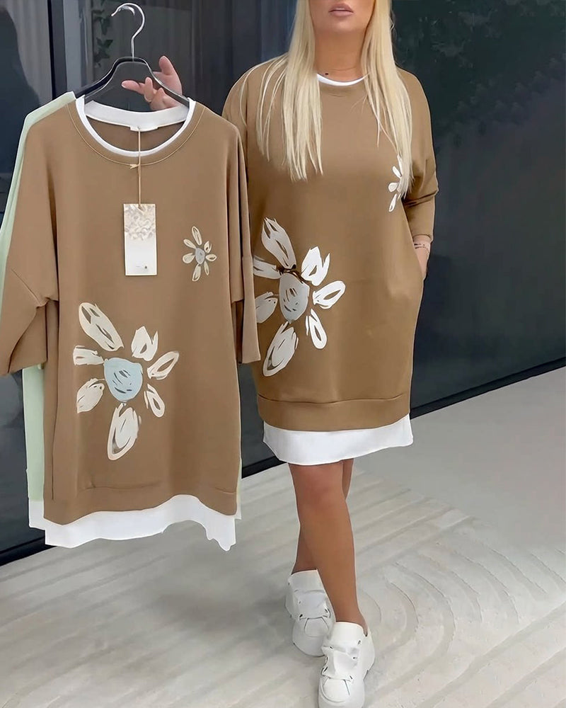 Velira | Dames Casual Jurk met Relaxte Pasvorm