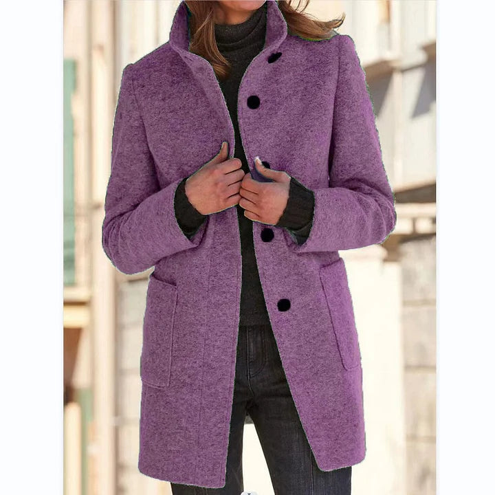 Brisendra | Manteau d'hiver chaud pour femme – Vêtement d'extérieur classique, long et élégant pour les temps froids