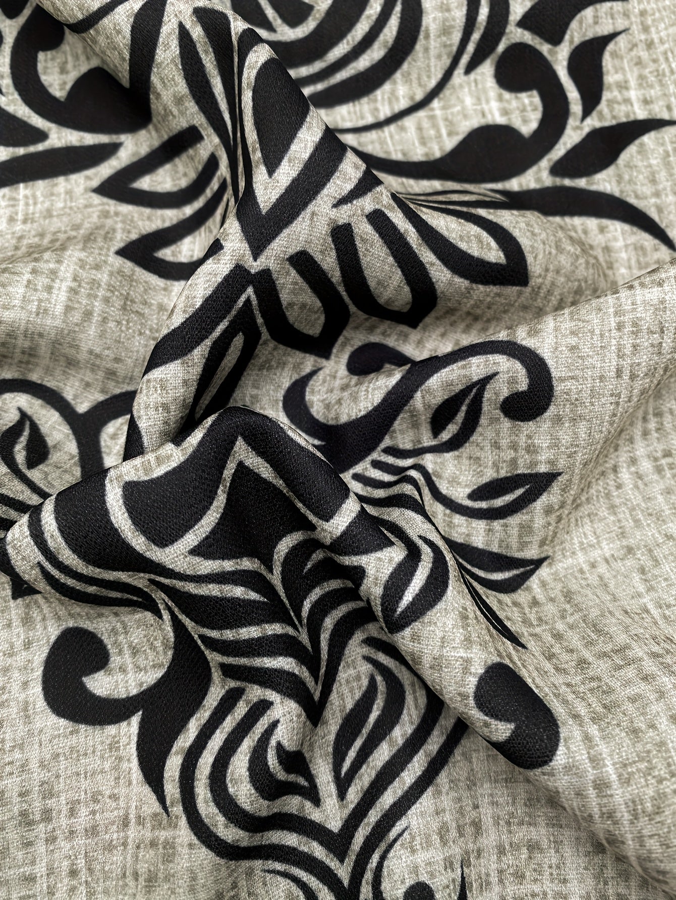 Wiro | Heren overhemd met bloemmotief jacquard – opstaande kraag, casual feestelijke buitenlaag top