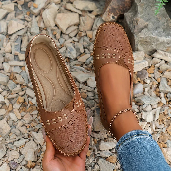 Loafera | Mocassins orthopédiques pour femmes, chaussures souples et confortables à enfiler