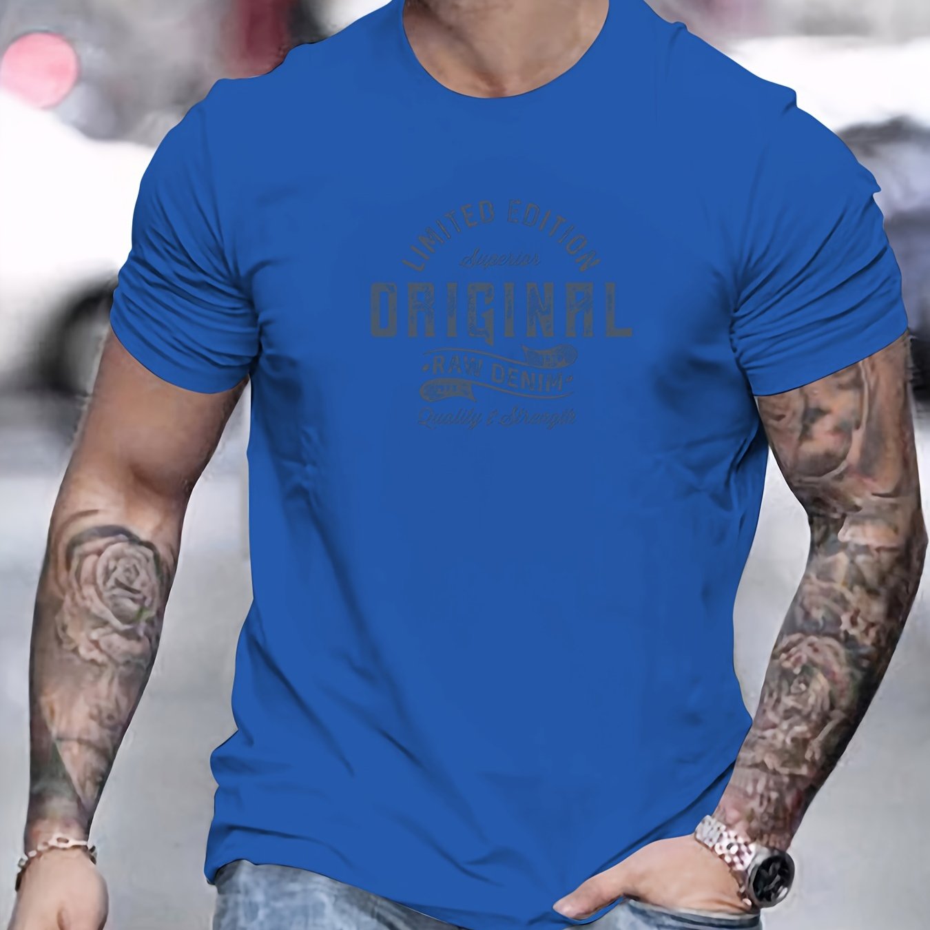 Xaver | Basic-T-Shirt für Herren aus Baumwolle – Lässiges T-Shirt mit Grafikprint, Sommer-T-Shirt